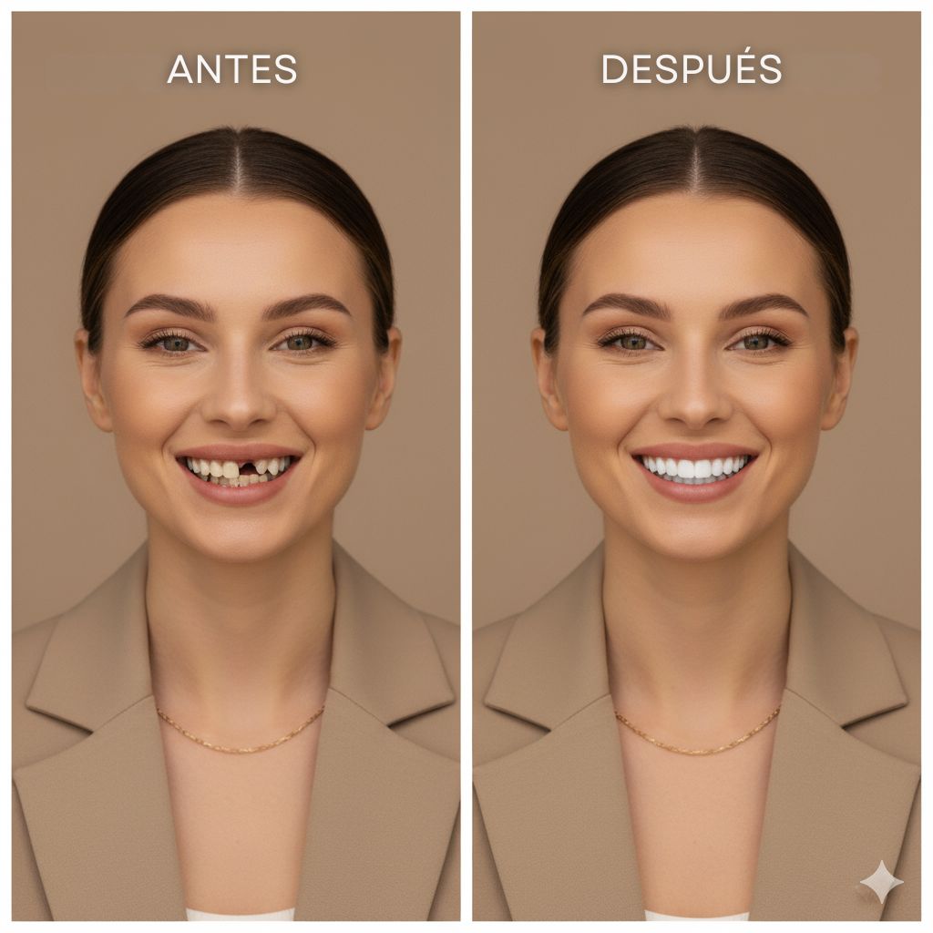 Facettes dentaires amovibles