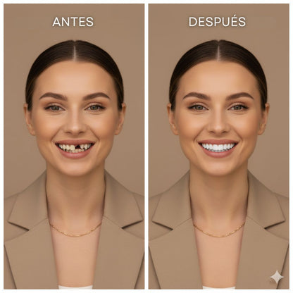 Facettes dentaires amovibles